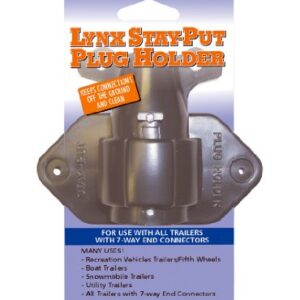 Tri-Lynx 8200B Lynx Stay-Put Plug Holder, Black