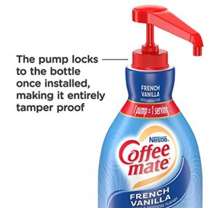 Nestle Coffee mate Coffee Creamer, French Vanilla, Concentrated Liquid Pump Bottle, Non Dairy, No Refrigeration, 50.7 Fl. Oz (Pack of 2)