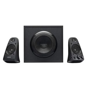 logitech z623 400 watt home speaker system, 2.1 speaker system – black