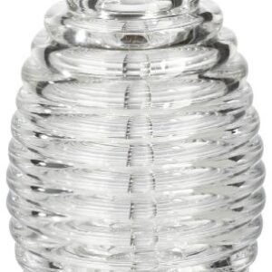 Prodyne Acrylic Honey Jar With Server, Off-white