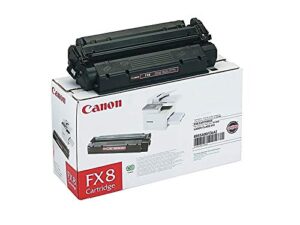 original canon fx-8 (fx8, 8955a001aa, 8955a001) 3500 yield black toner cartridge – retail