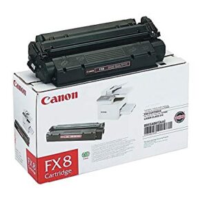 Original Canon FX-8 (FX8, 8955A001AA, 8955A001) 3500 Yield Black Toner Cartridge - Retail