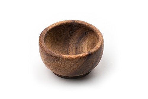 Ironwood Gourmet Acacia Condiment Cup, 2.75 x 2.75 x 1.5 inches, Brown