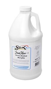 sax true flow heavy body acrylic paint, 1/2 gallon, blockout white – 402600