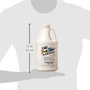 Sax True Flow Heavy Body Acrylic Paint, 1/2 Gallon, Blockout White - 402600