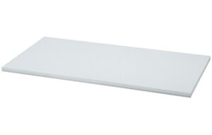 organized living freedomrail wood shelf, 30-inch x 14-inch – white