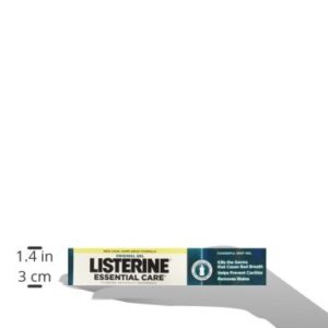 Listerine Essential Care Toothpaste, Powerful Mint Gel, 4.2 Ounce