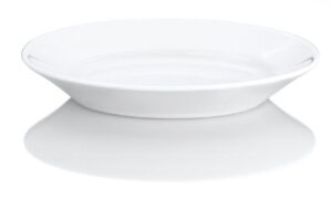 pillivuyt 12-1/4-inch by 8-1/4-inch deep oval porcelain serving platter