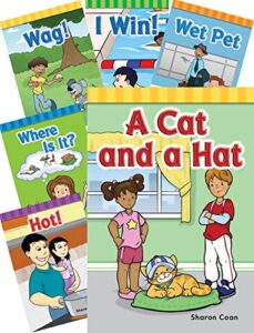 teacher created materials – classroom library collections: short vowel rimes – 18 book set – grades prek-1 – guided reading level a – d