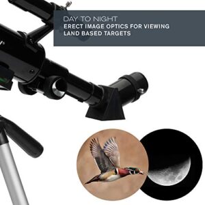 Celestron - 50mm Travel Scope - Portable Refractor Telescope - Fully-Coated Glass Optics - Ideal Telescope for Beginners - BONUS Astronomy Software Package