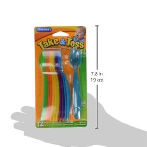 First Years Take & Toss Infant Spoons, 12 ct