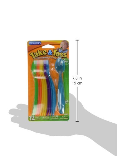 First Years Take & Toss Infant Spoons, 12 ct