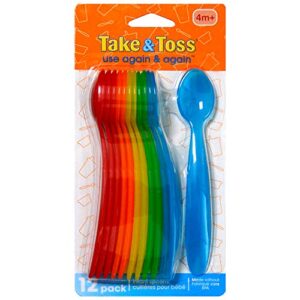 First Years Take & Toss Infant Spoons, 12 ct