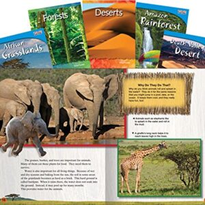 Teacher Created Materials - Classroom Library Collections: Earth's Ecosystem - 5 Book Set - Grades 3-5 - Guided Reading Level N - O