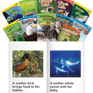 Teacher Created Materials - Classroom Library Collections: Animals and Insects - 11 Book Set - Grades 1-2 - Guided Reading Level E - J