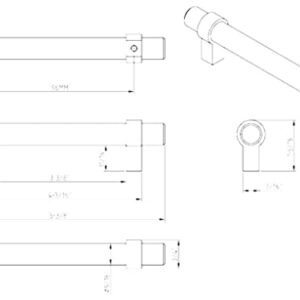 Jeffrey Alexander 596SN Pull Key Grande Collection, Satin Nickel