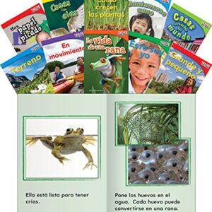 Teacher Created Materials - TIME for Kids Informational Text Readers (Spanish) Set 1 - 10 Book Set - Grade 1 - Guided Reading Level A - I