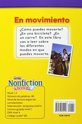 Teacher Created Materials - TIME for Kids Informational Text Readers (Spanish) Set 1 - 10 Book Set - Grade 1 - Guided Reading Level A - I
