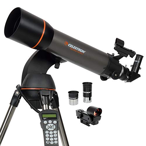 Celestron - NexStar 102SLT Computerized Telescope - Compact and Portable – Refractor Optical Design - SkyAlign Technology - Computerized Hand Control - 102mm Aperture