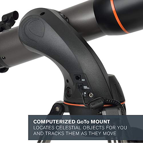 Celestron - NexStar 102SLT Computerized Telescope - Compact and Portable – Refractor Optical Design - SkyAlign Technology - Computerized Hand Control - 102mm Aperture