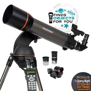 Celestron - NexStar 102SLT Computerized Telescope - Compact and Portable – Refractor Optical Design - SkyAlign Technology - Computerized Hand Control - 102mm Aperture