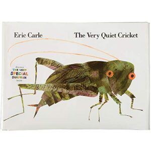 constructive playthings eric carle collection-“the very quiet crciket” 32 page hardcover book for ages 2 years and up