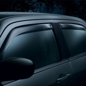 WeatherTech Custom Fit Front & Rear Side Window Deflectors for Cadillac Escalade ESV, Dark Smoke