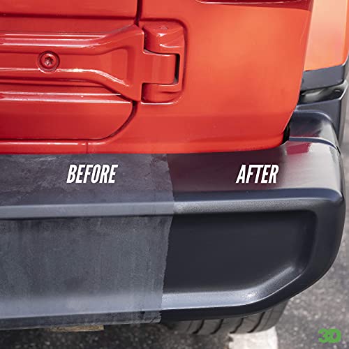 3D Trim Care Restorer of Faded & Dull Plastic, Rubber, Trim & Bumpers - Renews Surface to Original Appearance - Long Lasting Shine & Protection 16oz.