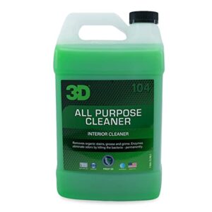 3d all purpose cleaner for car, home & office use – multi surface cleaner refill 1 gallon
