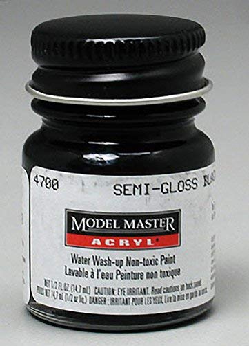 Semi Gloss Black .5 Oz Acrylic Paint Model Master