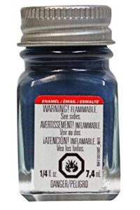 testors enamel 1/4 oz bottle flat sea blue