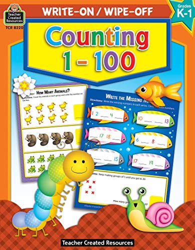 Teacher Created Resources Counting 1-100 Write-On/Wipe-Off Book