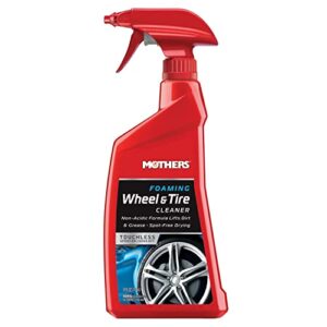 mothers 05924 foaming wheel & tire cleaner – 24 oz.