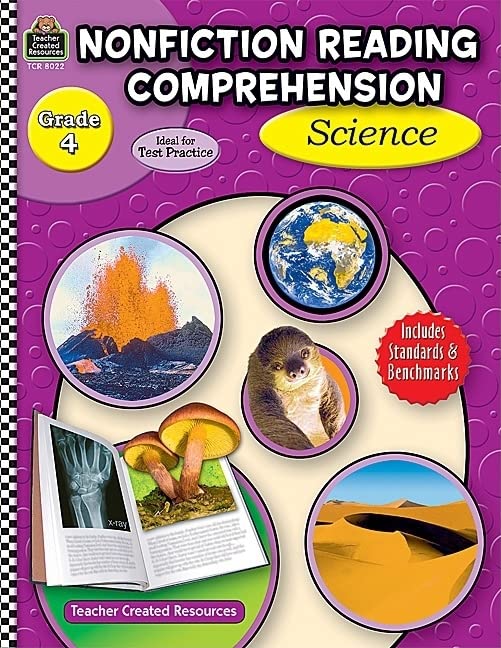 Nonfiction Reading Comprehension: Science, Grade 4: Science, Grade 4