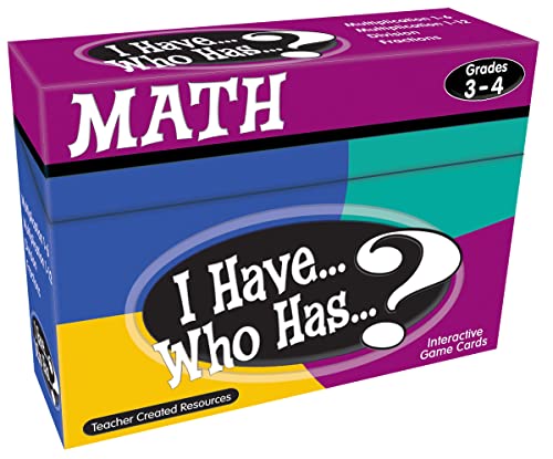 Teacher Created Resources I Have... Who Has...? Math Games Grade 3-4 (7819)