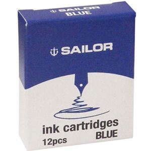 sailor jentle blue ink cartridge