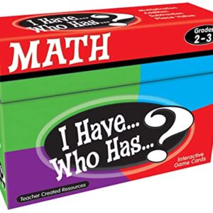 Teacher Created Resources I Have... Who Has...? Math Games Grade 2-3 (7818)