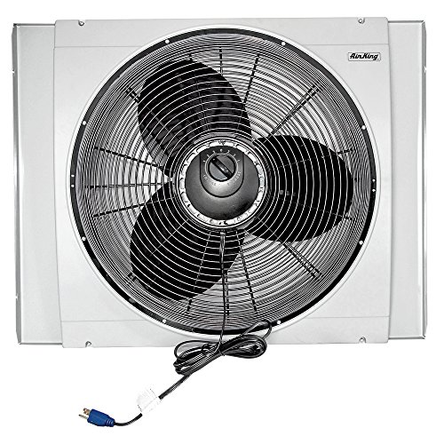 Air King 9166F 20" Whole House Window Fan , Gray