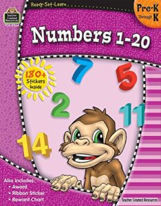 ready•set•learn: numbers 1–20, grades prek–k from teacher created resources