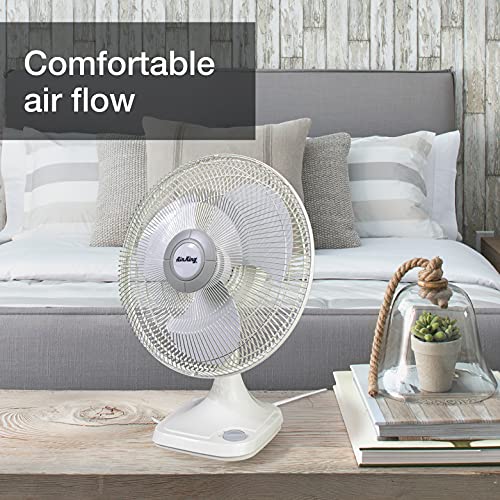 Air King 9106 16-Inch 3-Speed Oscillating Table Fan