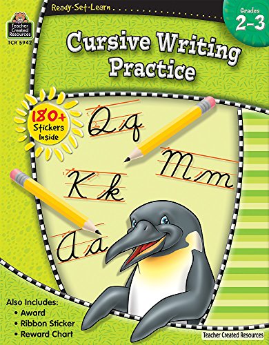 Ready•Set•Learn: Cursive Writing Practice, Grades 2–3 from Teacher Created Resources