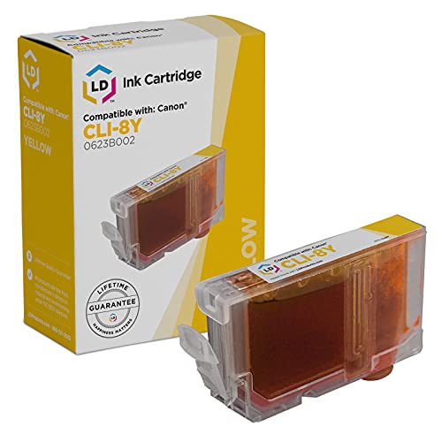 LD Compatible Ink Cartridge Replacement for Canon CLI8Y 0623B002 (Yellow)