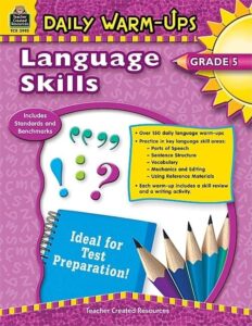 daily warm-ups: language skills grade 5: language skills grade 5