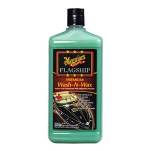 meguiar’s m4232 flagship premium marine wash-n-wax – 32 oz bottle