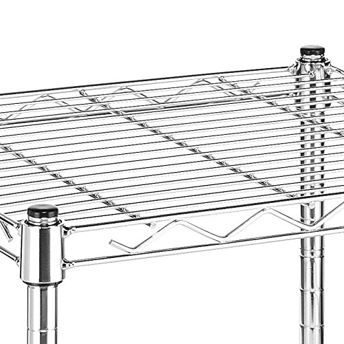 Whitmor Supreme Stacking Shelf and Organizer - Adjustable - Chrome