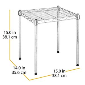 Whitmor Supreme Stacking Shelf and Organizer - Adjustable - Chrome