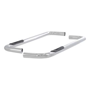 ARIES 204041-2 3-Inch Round Polished Stainless Steel Nerf Bars, No-Drill, Select Chevrolet, GMC C2500, C3500, K2500, K3500