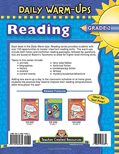 Daily Warm-Ups: Reading, Grade 2 from Teacher Created Resources