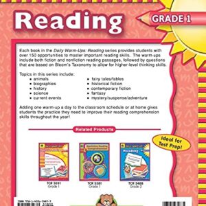 Daily Warm-Ups: Reading, Grade 1 from Teacher Created Resources