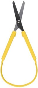 school smart loop scissors, 8 inches, yellow,84838